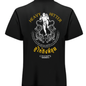 Heavy Hitter – Champs Fightwear T-Shirt (Gold Edition)