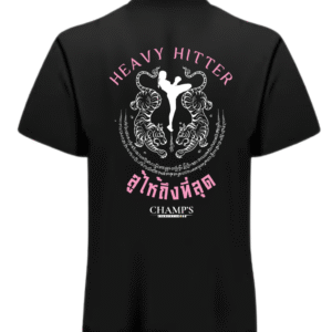 Heavy Hitter – Champs Fightwear T-Shirt (Pink)
