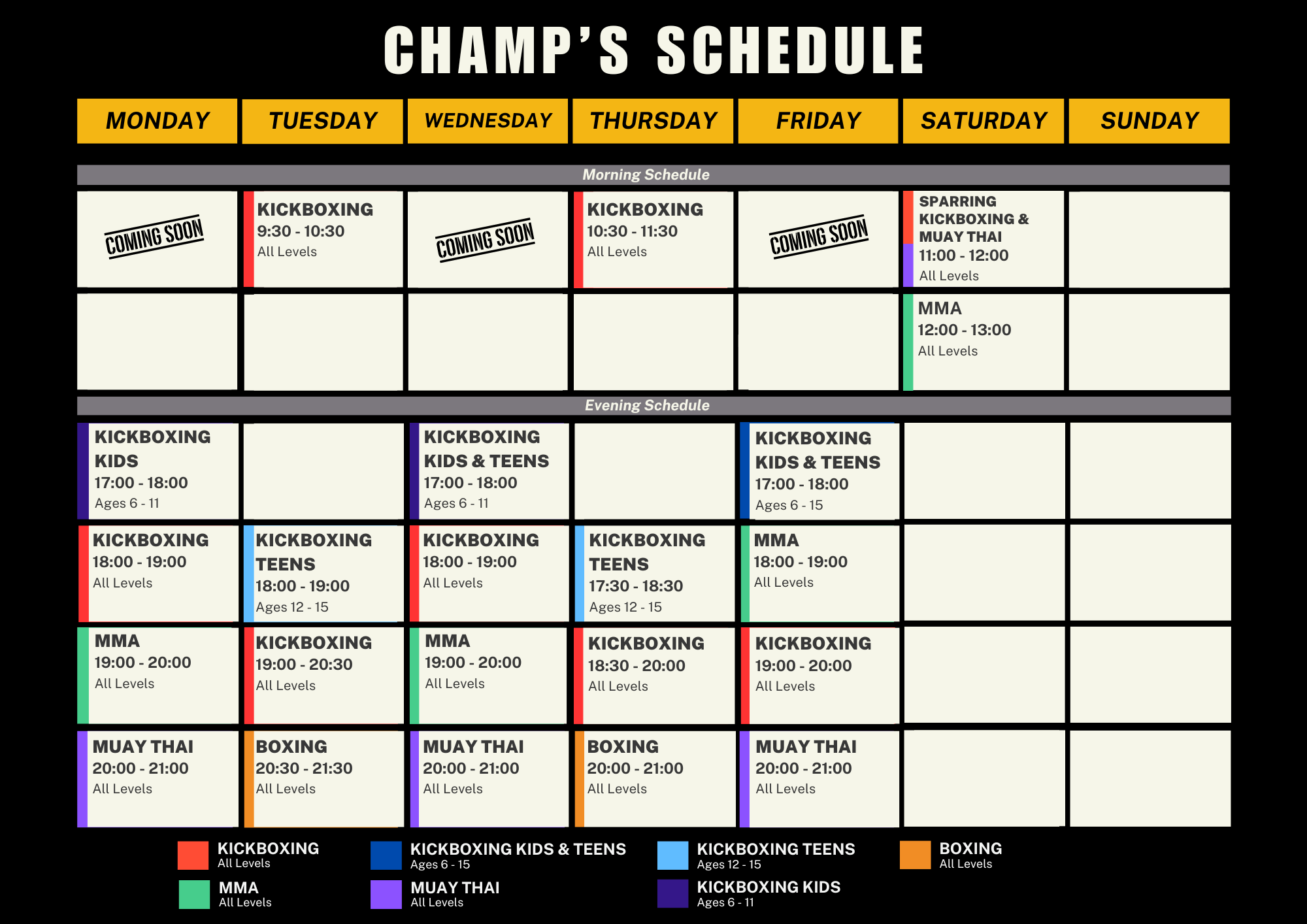 kampfsport studio berlin, kickboxen berlin, boxen berlin, mma berlin, kickboxing berlin, thaiboxen berlin, muay thai berlin, champs kickboxing shedule.jpg